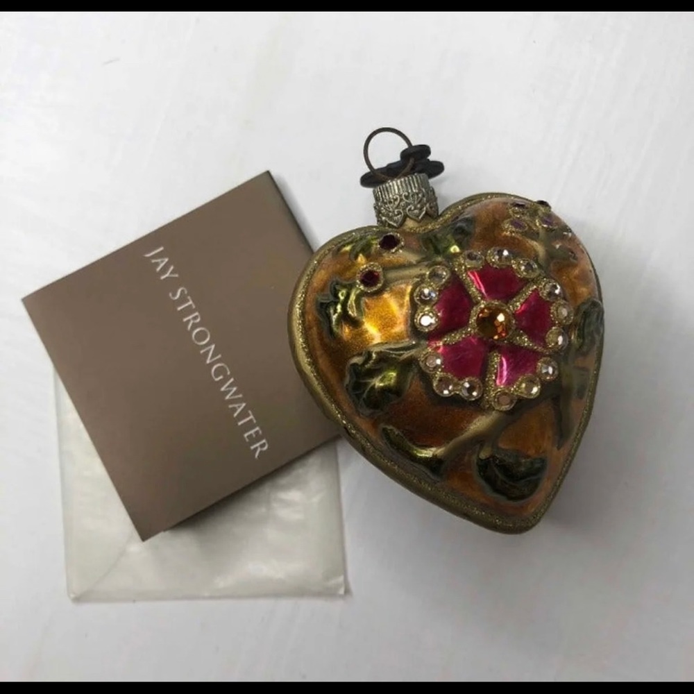 JAY STRONGWATER 2003 HEART LIMITED EDITION ORNAMENT !!